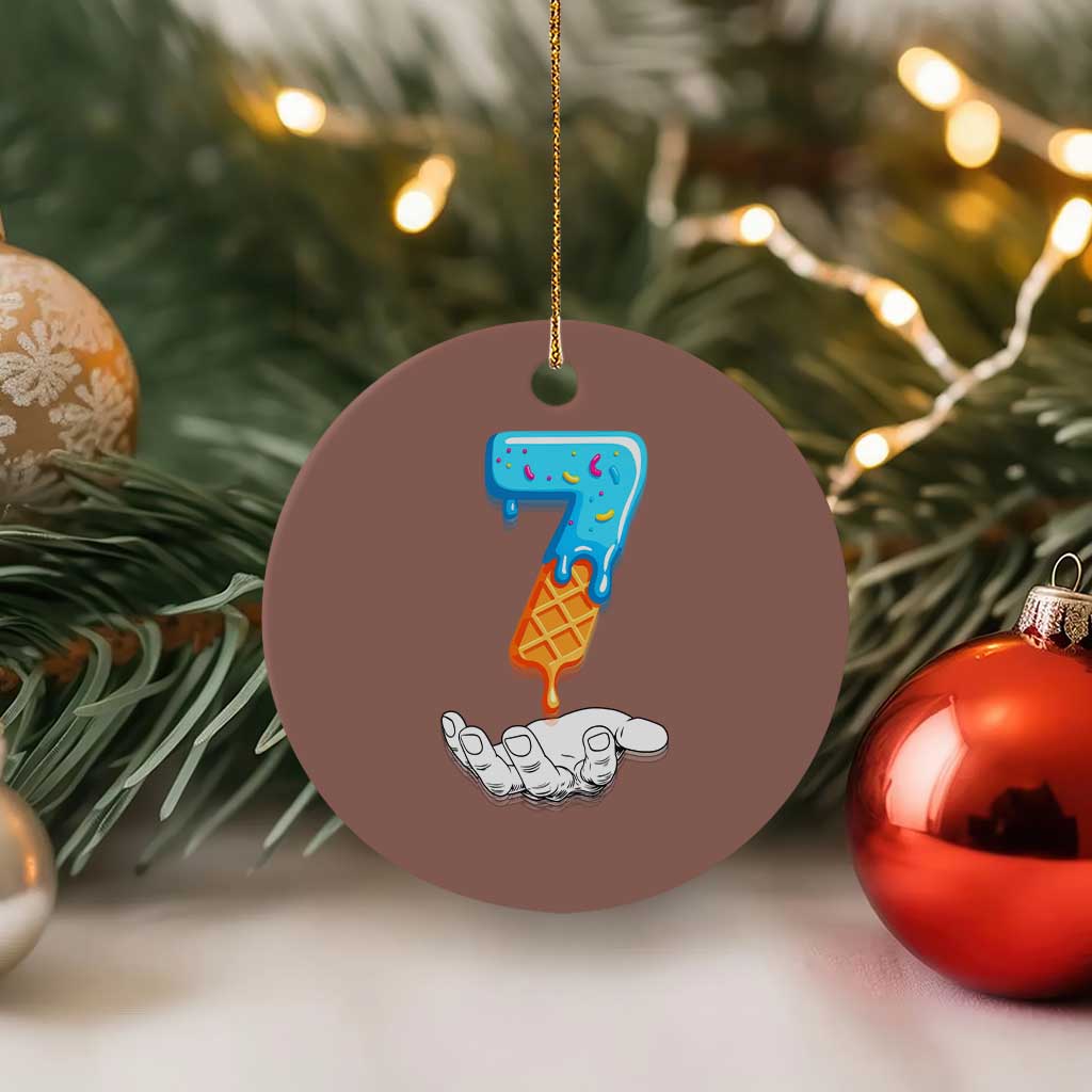 Funny 67 Six Seven Meme Couple Matching Ceramic Ornament Number 7 Baseball Ice Cream Drip TS10 1pc Mocha Print Your Wear