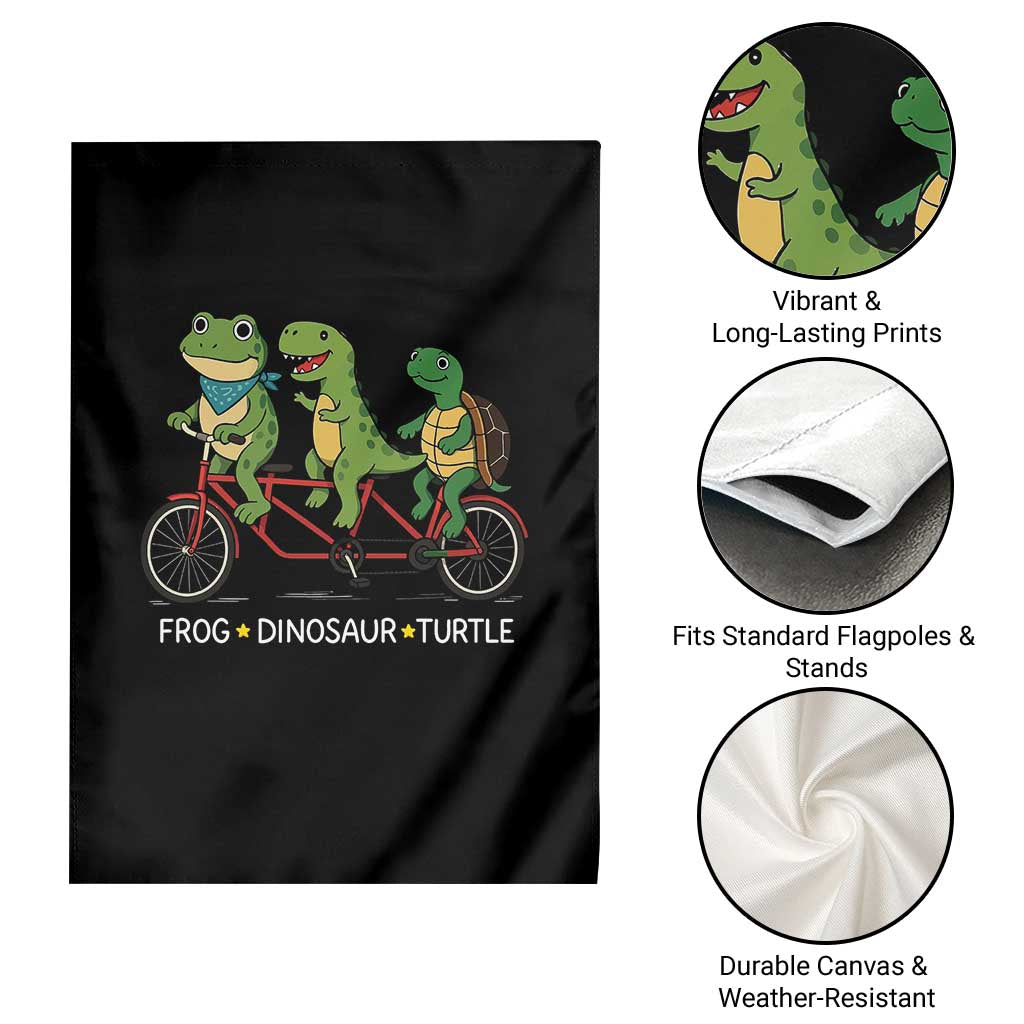 Subtle FDT Garden Flag Frog Dinosaur Turtle Political Satire TS10 Print Your Wear