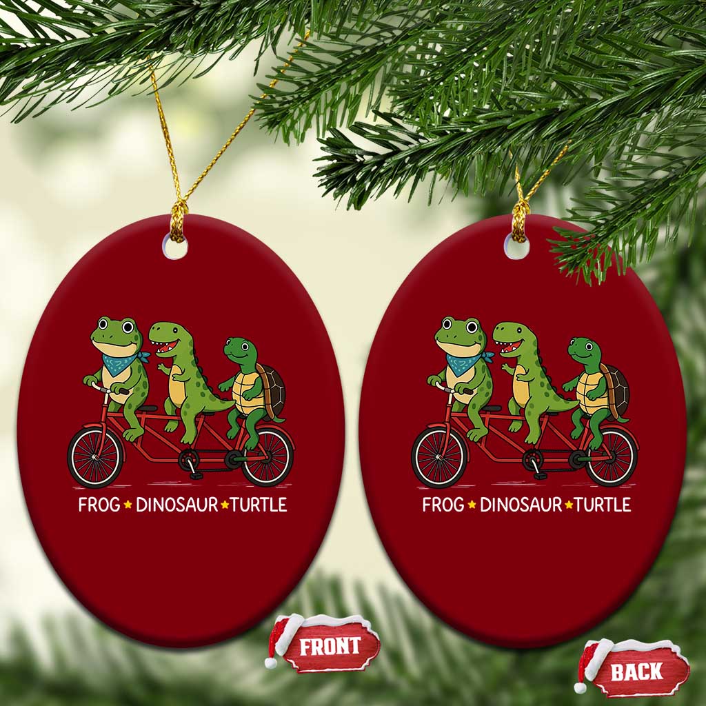 Subtle FDT Ceramic Ornament Frog Dinosaur Turtle Political Satire TS10 Print Your Wear