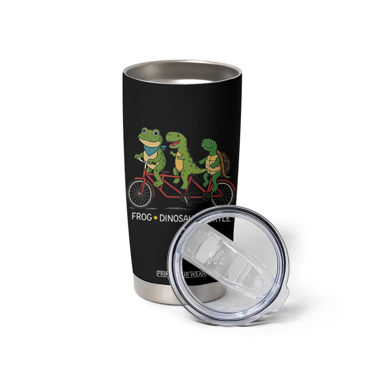 Subtle FDT Tumbler Cup Frog Dinosaur Turtle Political Satire TS10 Print Your Wear