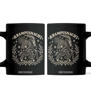 Krampusnacht Goth Krampus Christmas Coffee Mug Yule Pagan Dark Folklore Folk Art