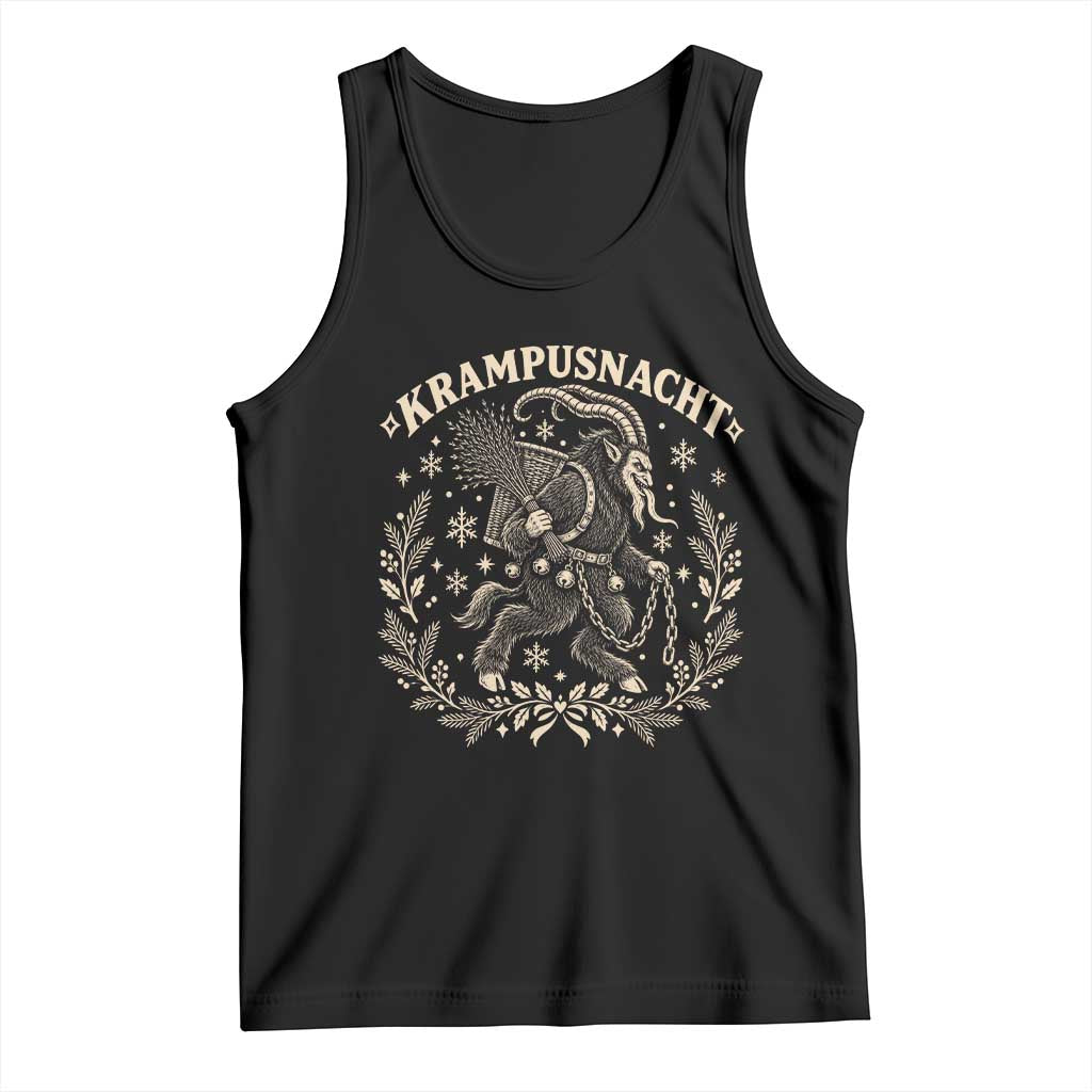 Krampusnacht Goth Krampus Christmas Tank Top Yule Pagan Dark Folklore Folk Art
