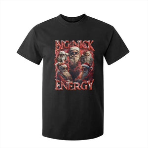 Christmas Santa T Shirt For Kid Big Nick Energy Bootleg Rap Tee TS10 Black Print Your Wear