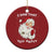 Santa Christmas Ornament Vintage I Saw That You Naughty TS10 Print Your Wear