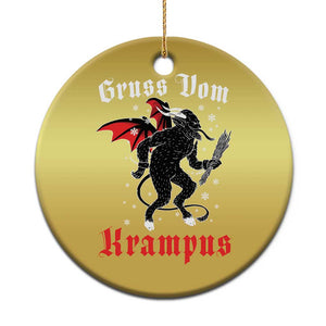 Krampus Christmas Ornament Scary Horror Goth Xmas Gruss Von Krampus TS10 Print Your Wear