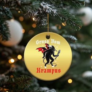 Krampus Christmas Ornament Scary Horror Goth Xmas Gruss Von Krampus TS10 Print Your Wear