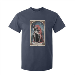 Christmas Krampus T Shirt For Kid Tarot Card Xmas Horror Ugly Sweater Evil Pajama TS10 Navy Print Your Wear