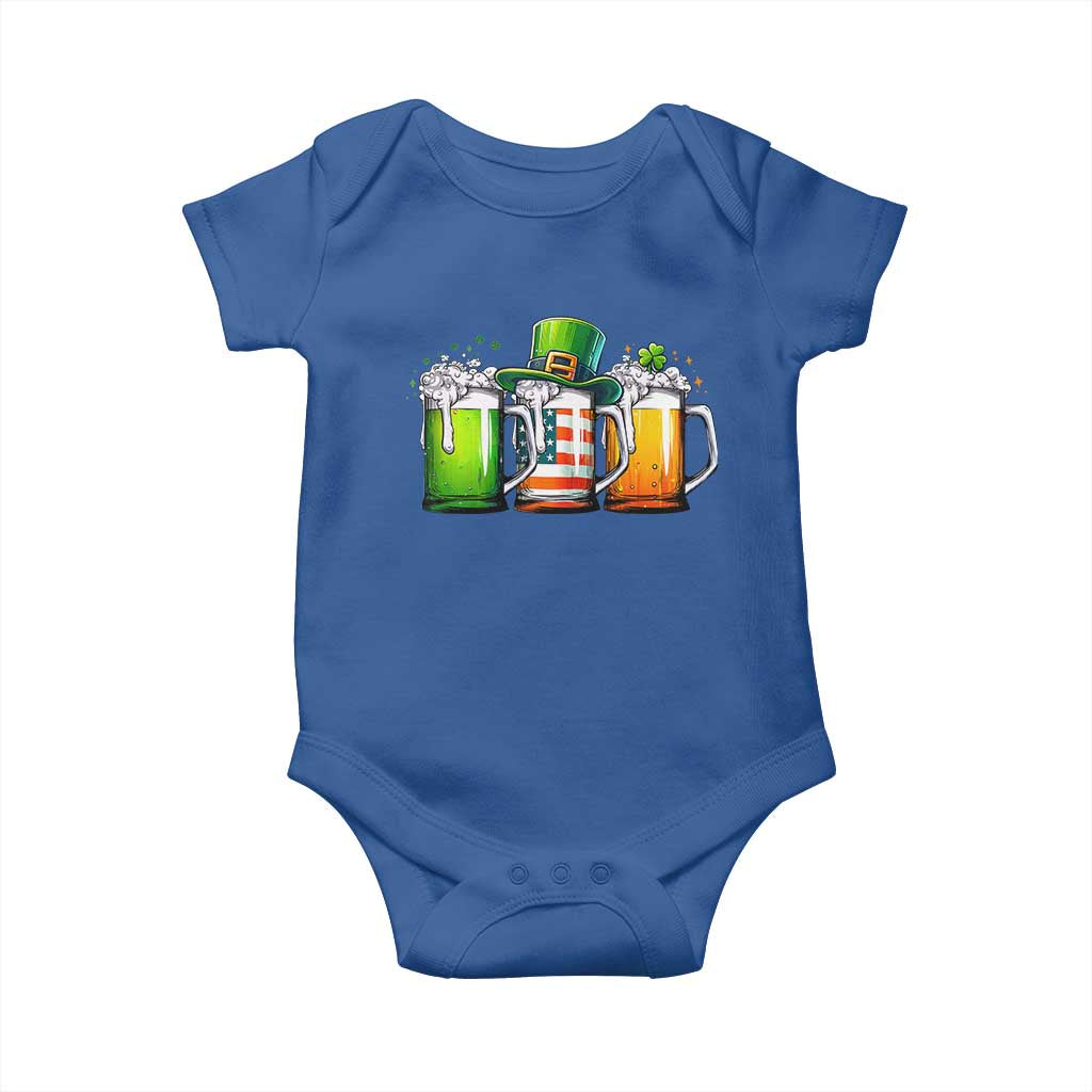 Irish Beer Baby Onesie Ireland St Patricks Day Drinking Party TS10 Royal Blue Print Your Wear