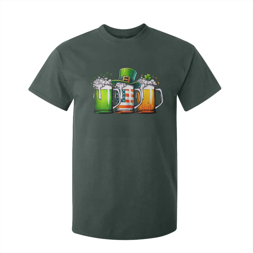 Irish Beer T Shirt For Kid Ireland St Patricks Day Drinking Party TS10 Dark Forest Green Print Your Wear