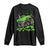 Boys St Patricks Day Lucky Monster Truck Long Sleeve Shirt TS10 Black Print Your Wear