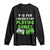 Video Game Controller Irish Gamer Boys St Patricks Day Long Sleeve Shirt TS10 Black Print Your Wear