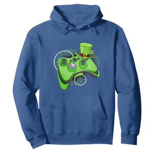 Irish Video Game Controller St Patrick Day Gamer Hoodie TS10 Royal Blue Print Your Wear