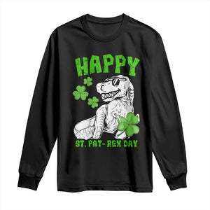 Dinosaur St Patricks Day Long Sleeve Shirt Irish Boy School Toddler TS10 Black Print Your Wear