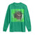 Funny Cat Meme St Patricks Day Long Sleeve Shirt Lucky Shamrock Goofy Ahh Cat TS10 Irish Green Print Your Wear