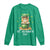 St. Patrick's Day Irish Cat Long Sleeve Shirt Kitty Saint Pattys Lucky Shamrocks TS10 Irish Green Print Your Wear