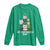 St. Patrick's Day Irish Cat Long Sleeve Shirt Cute Cats Saint Pattys TS10 Irish Green Print Your Wear