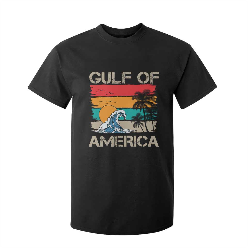 Gulf Of USA T Shirt For Kid Funny Beach Summer Vacation Retro Vintage TS10 Black Print Your Wear