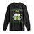 Irish Cat Eating Ramen Noodles Cute Anime St Patrick's Day Long Sleeve Shirt The Lucky Club TS10 Black Print Your Wear