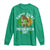 St Patricks Day Bigfoot Long Sleeve Shirt Irish Shamrock Sasquatch Beer Lovers TS10 Irish Green Print Your Wear