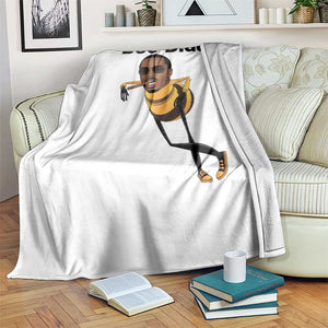 Bee Diddy Throw Blanket Dark Humor Internet Meme Brainrot Gen Z TS10 Print Your Wear