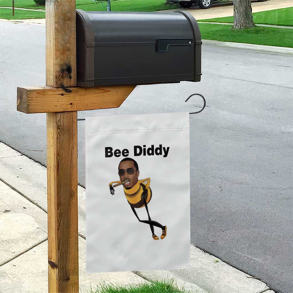 Bee Diddy Garden Flag Dark Humor Internet Meme Brainrot Gen Z TS10 Print Your Wear