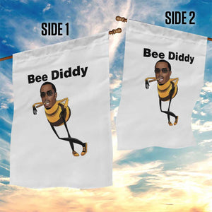 Bee Diddy Garden Flag Dark Humor Internet Meme Brainrot Gen Z TS10 Print Your Wear