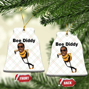 Bee Diddy Ceramic Ornament Dark Humor Internet Meme Brainrot Gen Z TS10 Print Your Wear