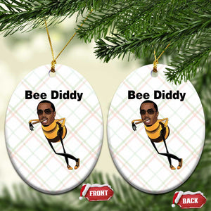 Bee Diddy Ceramic Ornament Dark Humor Internet Meme Brainrot Gen Z TS10 Print Your Wear