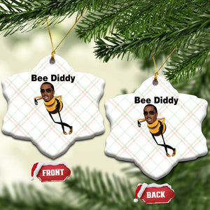 Bee Diddy Ceramic Ornament Dark Humor Internet Meme Brainrot Gen Z TS10 Print Your Wear