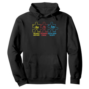 Autism Awareness Hoodie Elements Periodic Table ASD TS10 Black Print Your Wear