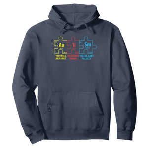 Autism Awareness Hoodie Elements Periodic Table ASD TS10 Navy Print Your Wear