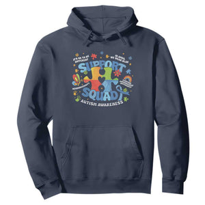 Autism Awareness Support Squad Hoodie TS10 Navy Print Your Wear
