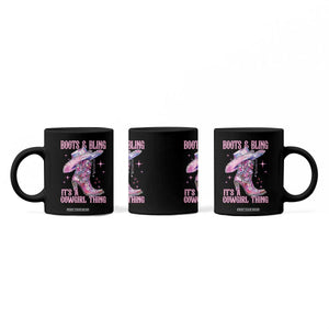 Boots and Bling Its A Cowgirl Thing Coffee Mug TS10 Print Your Wear