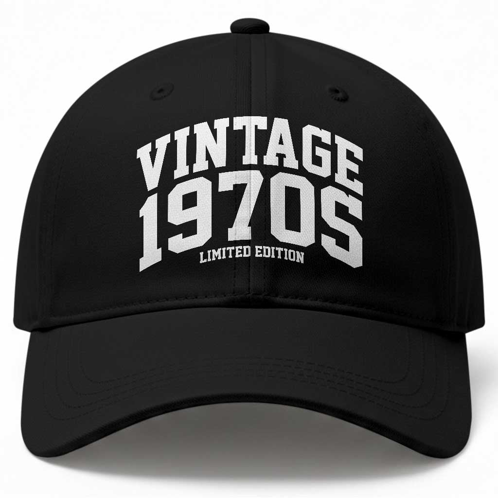 Vintage 1970s Limited Edition Baseball Cap Vintage Varsity Funny Cool 1970 Theme TS10 Print Your Wear