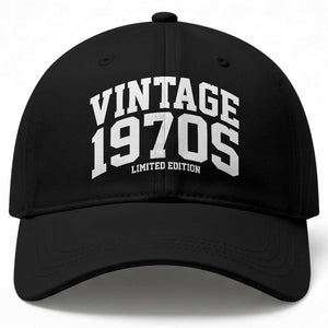 Vintage 1970s Limited Edition Baseball Cap Vintage Varsity Funny Cool 1970 Theme TS10 Print Your Wear
