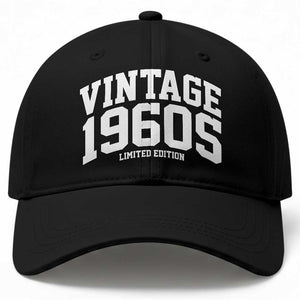 Vintage 1960s Limited Edition Baseball Cap Vintage Varsity Funny Cool 1960 Theme TS10 Print Your Wear