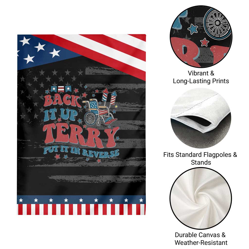 Funny 4th of July Back It Up Terry Put It In Reverse Garden Flag TS10 Print Your Wear