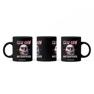 Bald Eagle Patriotic Coffee Mug Caw Caw Motherfucker American Flag TS10 Print Your Wear