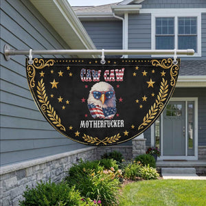 Bald Eagle Patriotic Fan Flag Caw Caw Motherfucker American Flag TS10 2pcs pack Vintage Black Print Your Wear