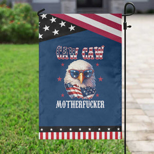 Bald Eagle Patriotic Garden Flag Caw Caw Motherfucker American Flag TS10 Classic Blue Black Print Your Wear