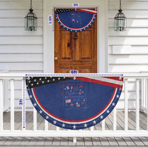 Subtle FDT Patriotic Fan Flag Coquette Bow 4th of July TS10 Print Your Wear