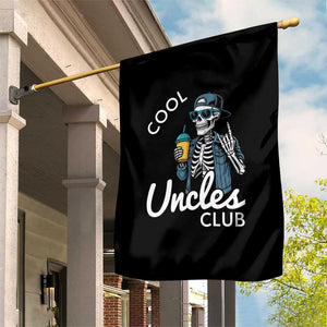 Cool Uncles Club Garden Flag Funny Uncle Skeleton TS10 Print Your Wear