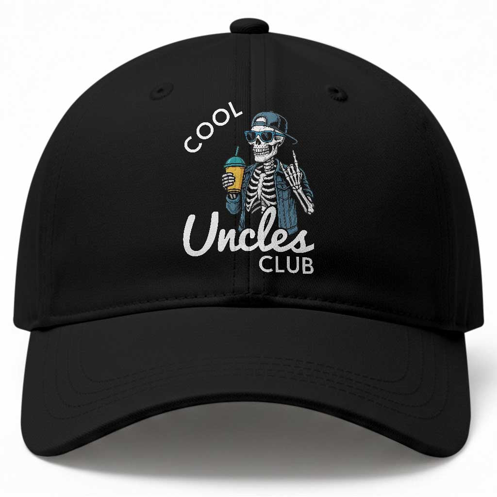 Cool Uncles Club Baseball Cap Funny Uncle Skeleton TS10 Print Your Wear