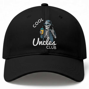 Cool Uncles Club Baseball Cap Funny Uncle Skeleton TS10 Print Your Wear
