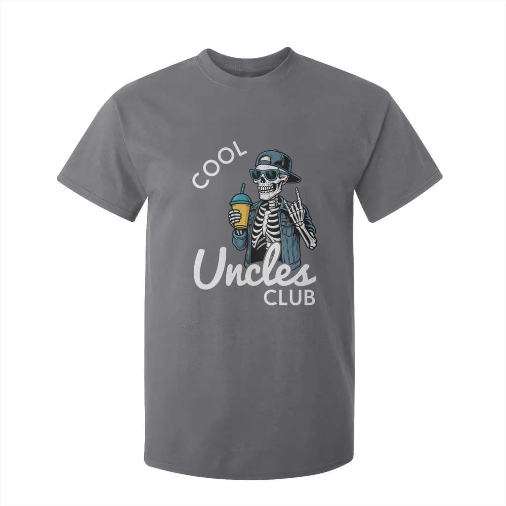 Cool Uncles Club T Shirt For Kid Funny Uncle Skeleton TS10 Charcoal Print Your Wear