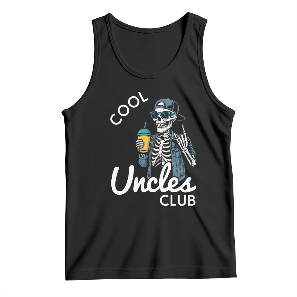 Cool Uncles Club Tank Top Funny Uncle Skeleton TS10 Black Print Your Wear