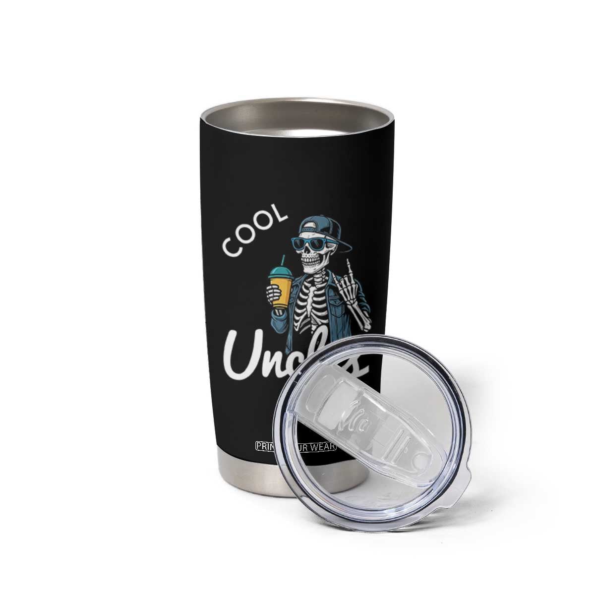 Cool Uncles Club Tumbler Cup Funny Uncle Skeleton TS10 Print Your Wear