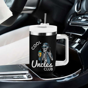Cool Uncles Club Tumbler With Handle Funny Uncle Skeleton TS10 Print Your Wear