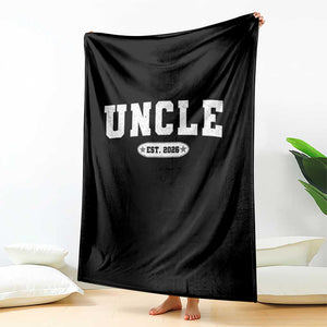 Promoted To Uncle Est 2026 Throw Blanket New Uncle Gift TS10 Print Your Wear