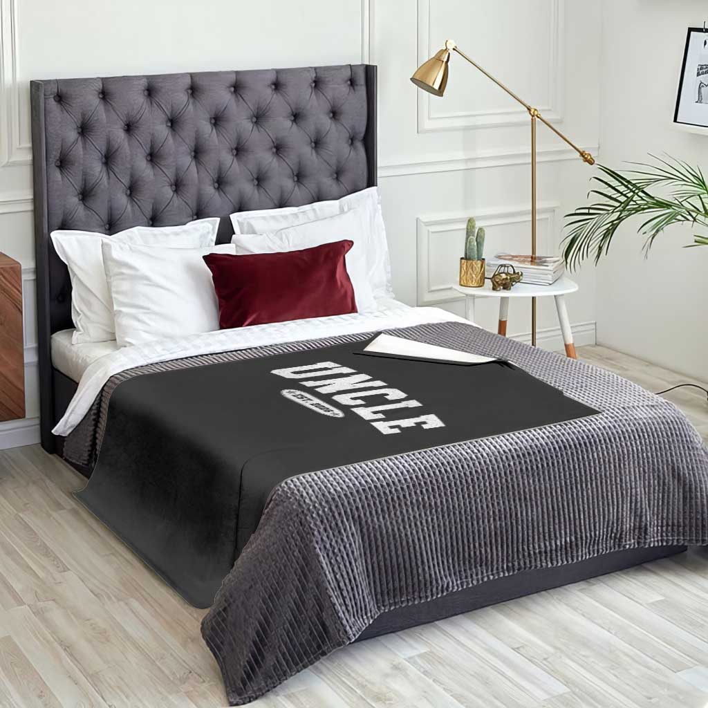Promoted To Uncle Est 2026 Throw Blanket New Uncle Gift TS10 Print Your Wear